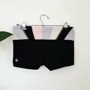 🔥Lulu Lemon Black Cheeky Shorts 6